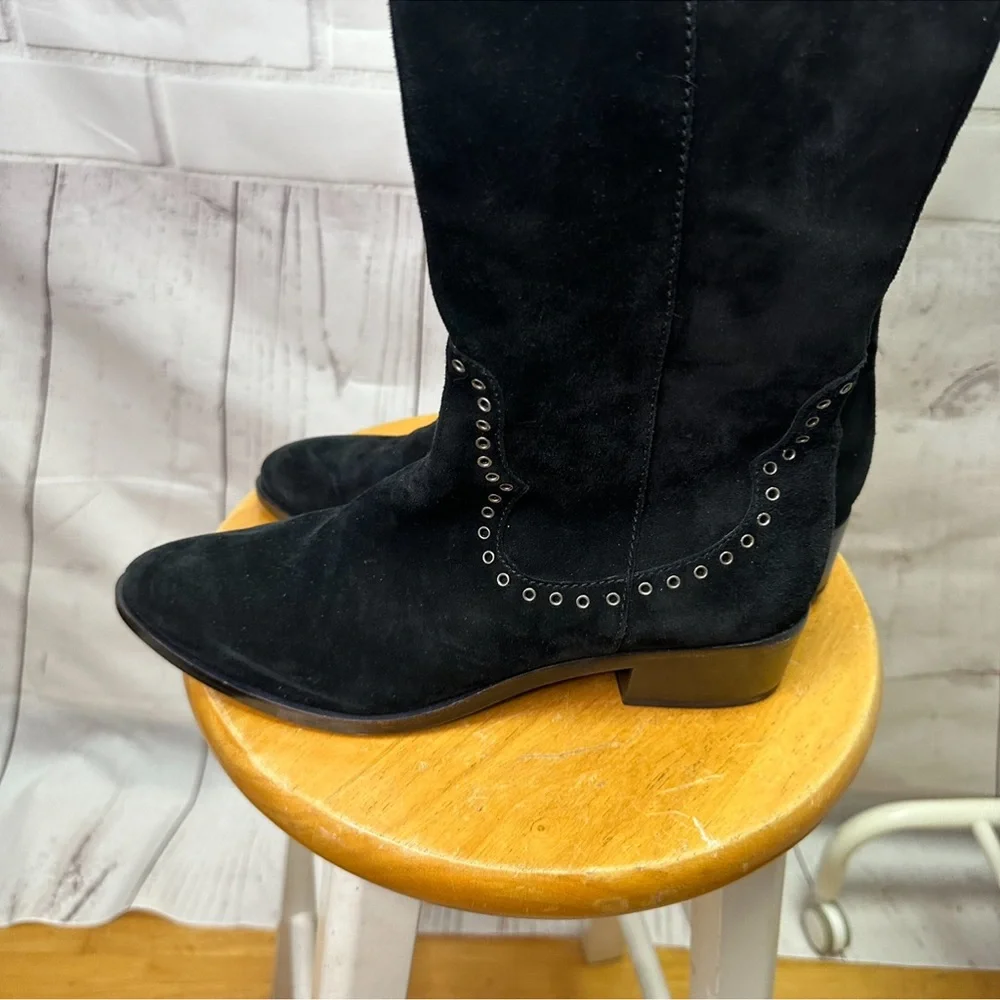 NWOT Frye Suede Boots Black - Picture 6 of 16